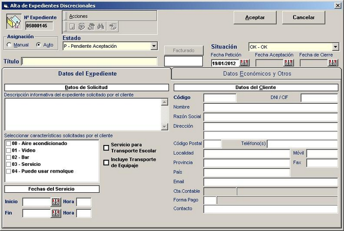 Exp Discrecional